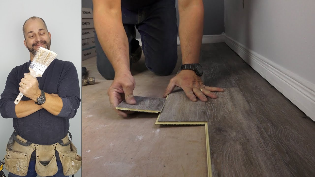 installing shaw vinyl plank flooring up to shower