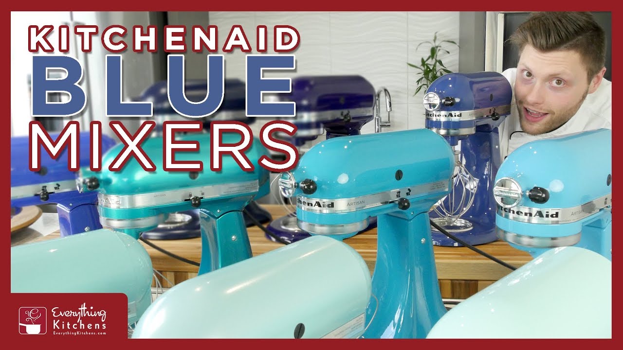 KitchenAid Mixer Colors Blue Ice, Aqua, Cobalt, Willow