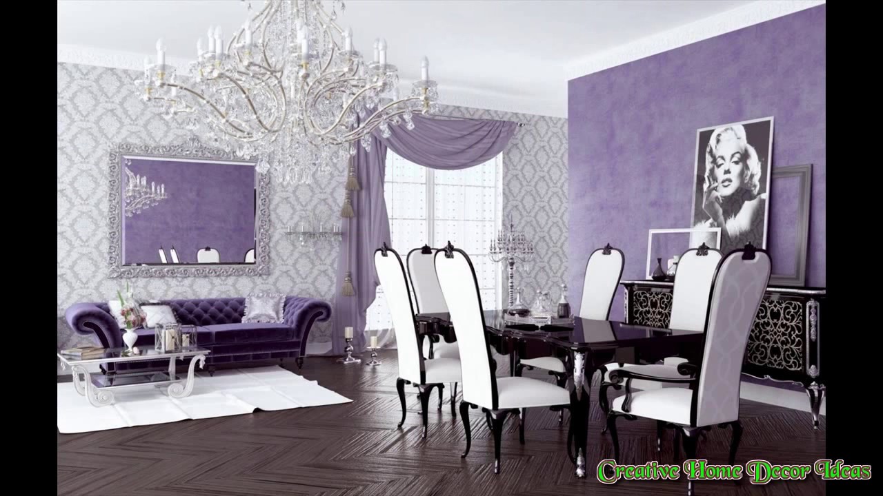 lavender living room ide